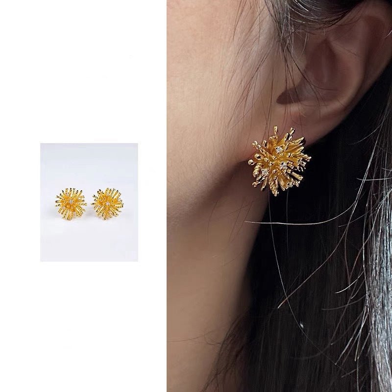Firework Blossom Stud Earrings - floysun