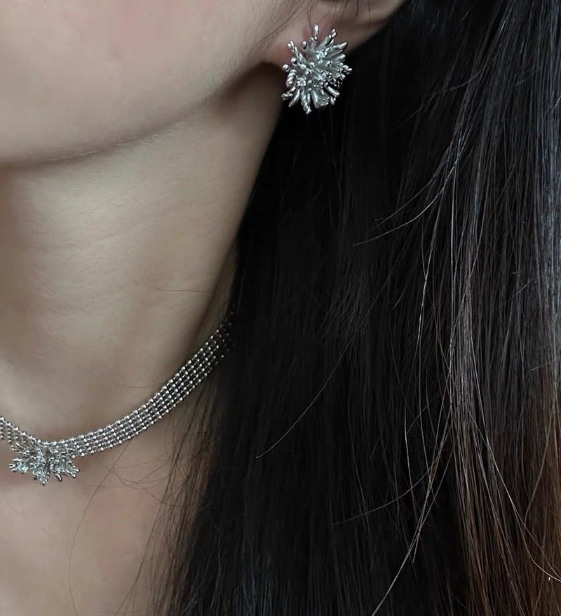 Firework Blossom Stud Earrings - floysun