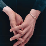 Five Stone Sterling Silver Ring - floysun
