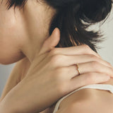 Five Stone Sterling Silver Ring - floysun