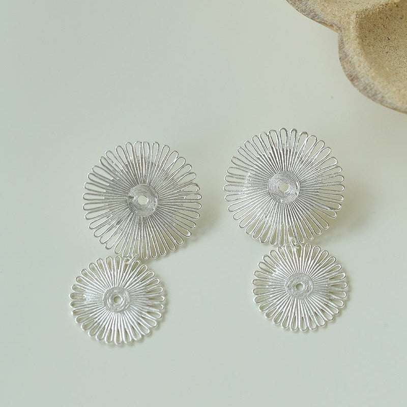 Flora Solaris Whisper Earrings – Double Bloom Edition - floysun