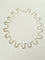 Flowing Wavy Lines U-Shaped Metal Layering Necklace - floysun