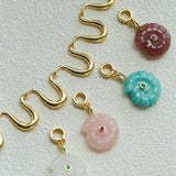 Flowing Wavy Lines U-Shaped Metal Layering Necklace - floysun