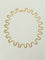 Flowing Wavy Lines U-Shaped Metal Layering Necklace - floysun