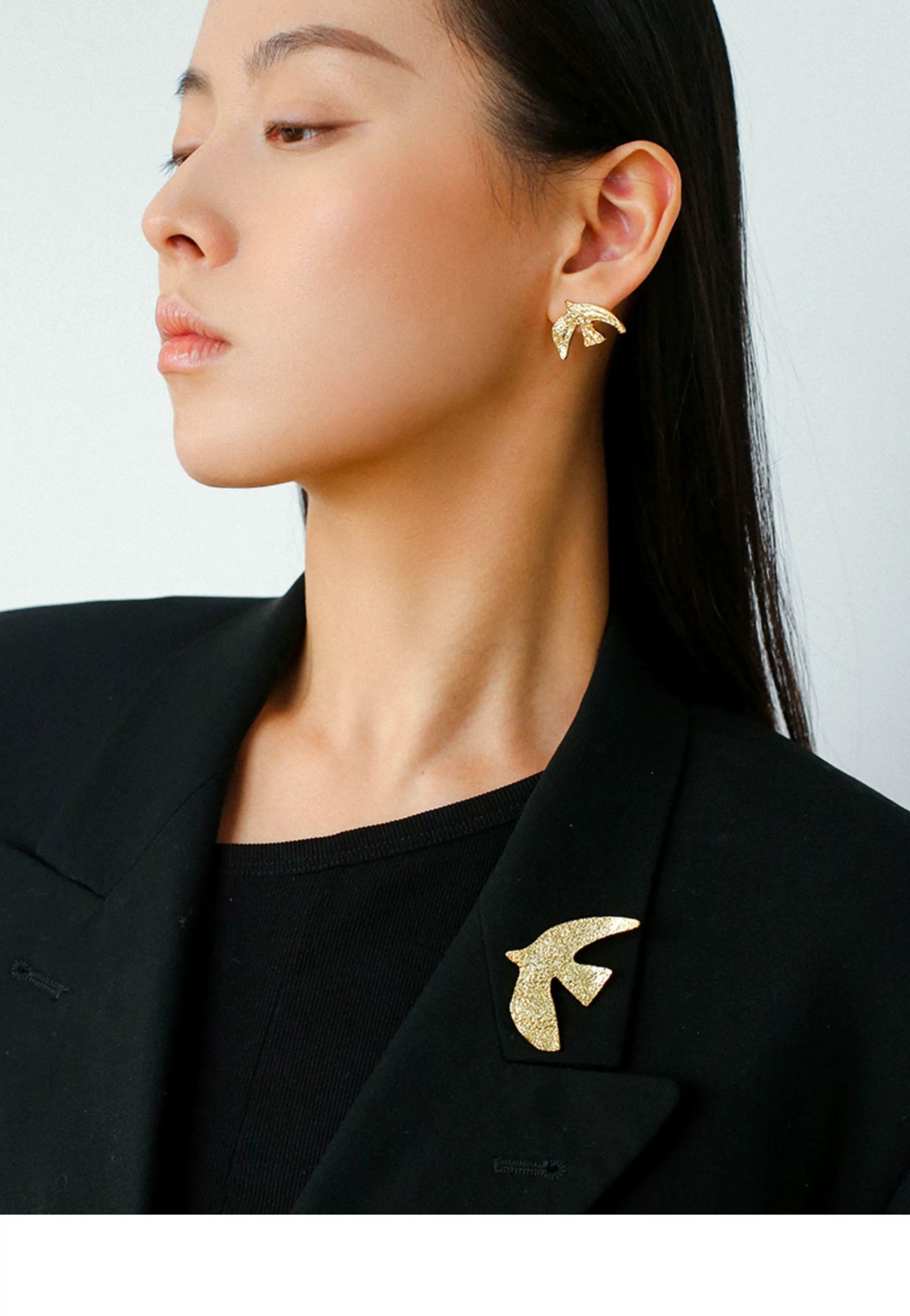 Flying Dove of Peace Brooch Handcrafted Vintage Texture - floysun