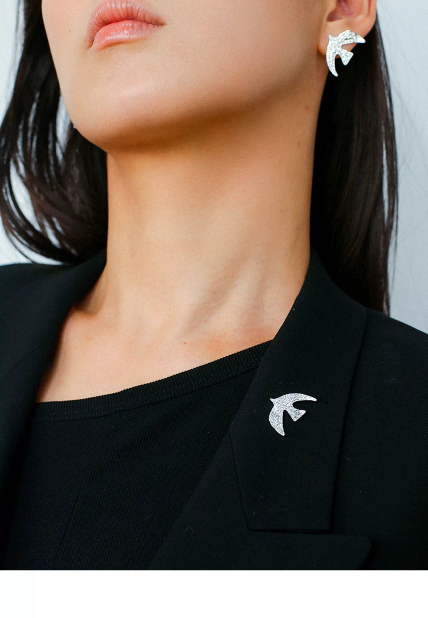 Flying Dove of Peace Brooch Handcrafted Vintage Texture - floysun