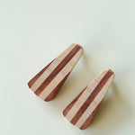 Forest - Inspired Geometric Wood Earrings - floysun