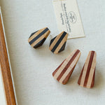 Forest - Inspired Geometric Wood Earrings - floysun