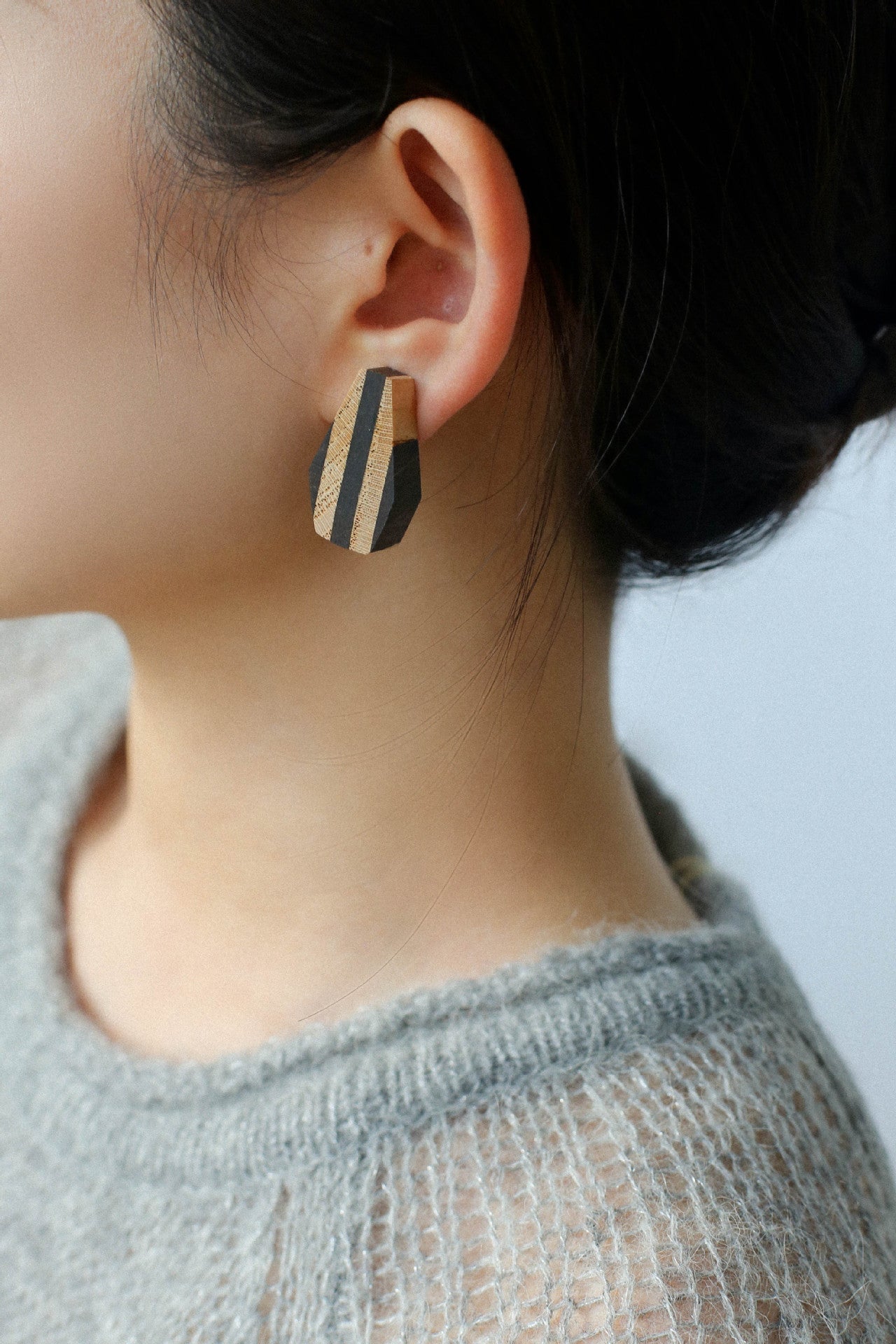 Forest - Inspired Geometric Wood Earrings - floysun
