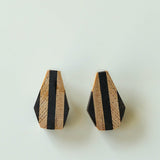 Forest - Inspired Geometric Wood Earrings - floysun