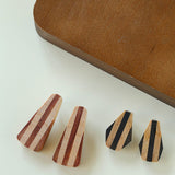Forest - Inspired Geometric Wood Earrings - floysun