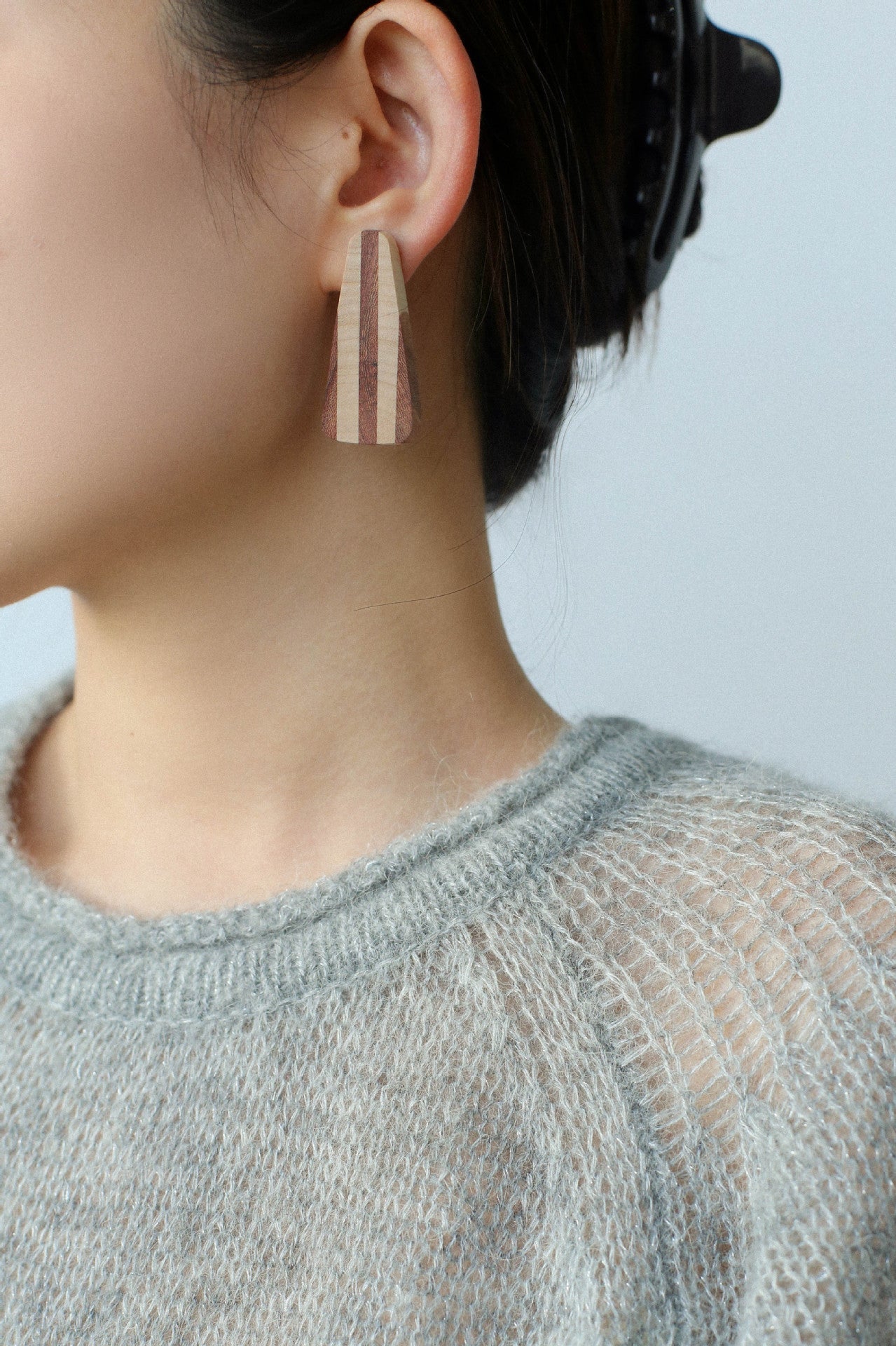 Forest - Inspired Geometric Wood Earrings - floysun