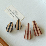 Forest - Inspired Geometric Wood Earrings - floysun