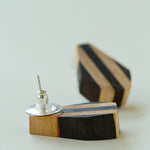 Forest - Inspired Geometric Wood Earrings - floysun