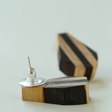 Forest - Inspired Geometric Wood Earrings - floysun