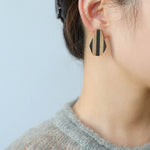 Forest - Inspired Geometric Wood Earrings - floysun