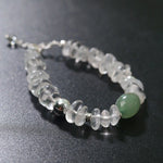 Forest Whisper Clear Quartz & Green Aventurine Bracelet - floysun
