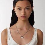 “Forever Imprinted” Heart Necklace – 925 Sterling Silver - floysun