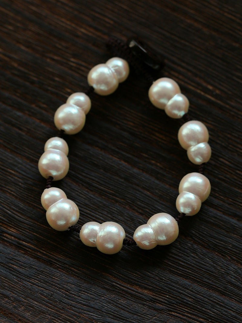 Fortune Gourd Baroque Pearl Bracelet - floysun
