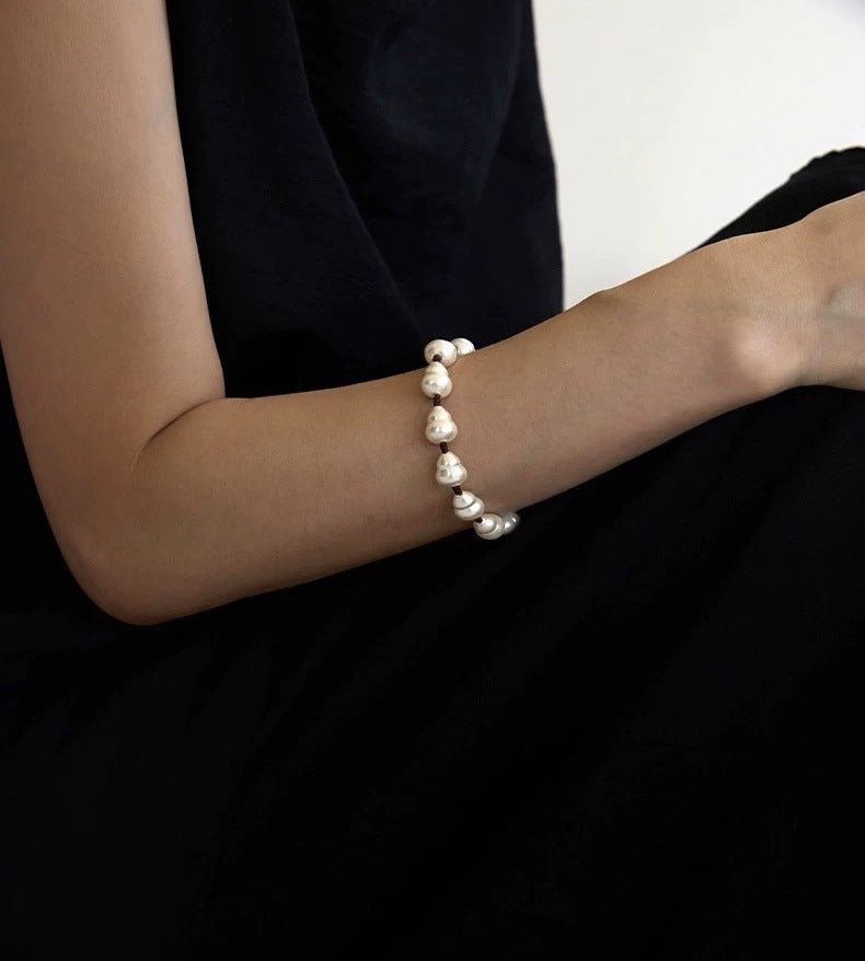 Fortune Gourd Baroque Pearl Bracelet - floysun