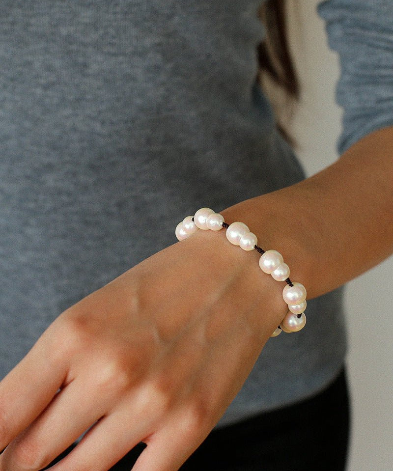 Fortune Gourd Baroque Pearl Bracelet - floysun