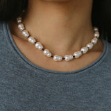 Fortune Gourd Baroque Pearl Necklace - floysun