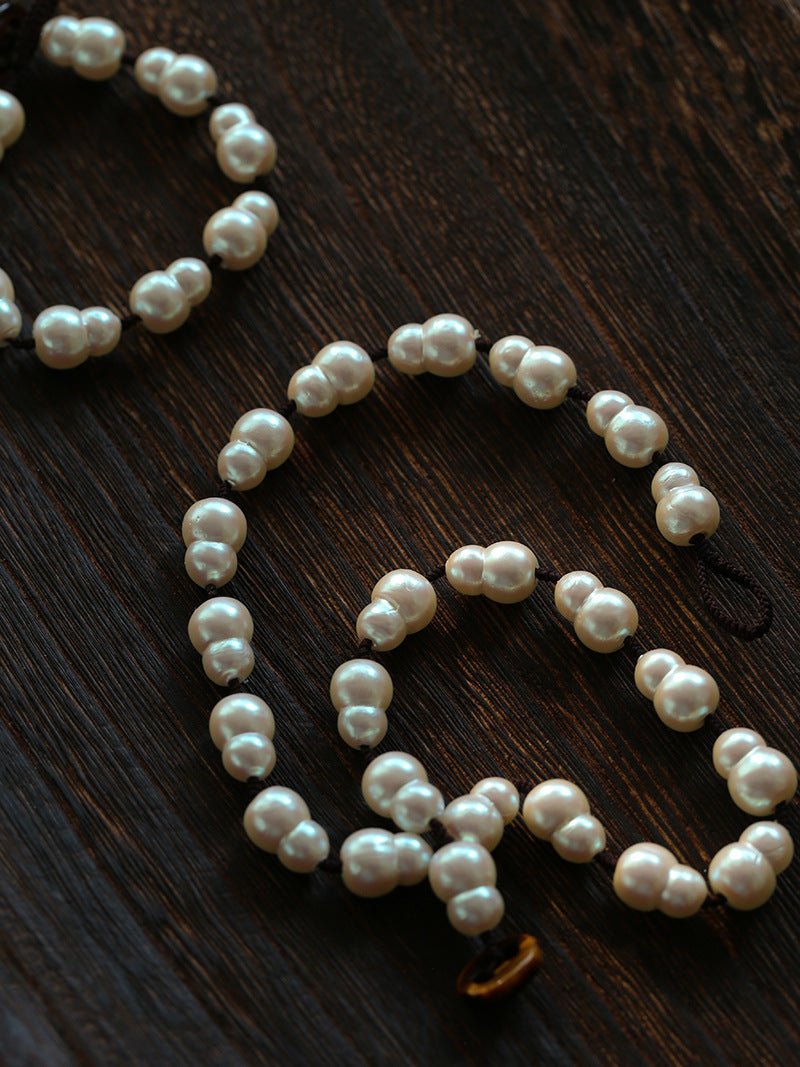 Fortune Gourd Baroque Pearl Necklace - floysun