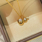 Fortune Gourd Pendant Necklace - floysun