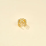 Four - Leaf Clover Hollow Ear Cuff - floysun