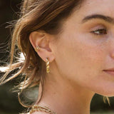 Four - Leaf Clover Hollow Ear Cuff - floysun