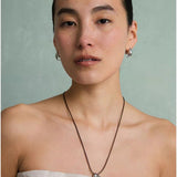 French Dewdrop Crystal U - Shape Hoop Earrings - floysun