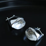 French Dewdrop Crystal U - Shape Hoop Earrings - floysun