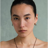 French Dewdrop Crystal U - Shape Hoop Earrings - floysun
