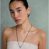 French Dewdrop Crystal U - Shape Hoop Earrings - floysun