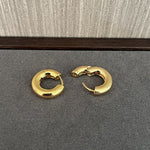 French Enamel Hoop Earrings - floysun