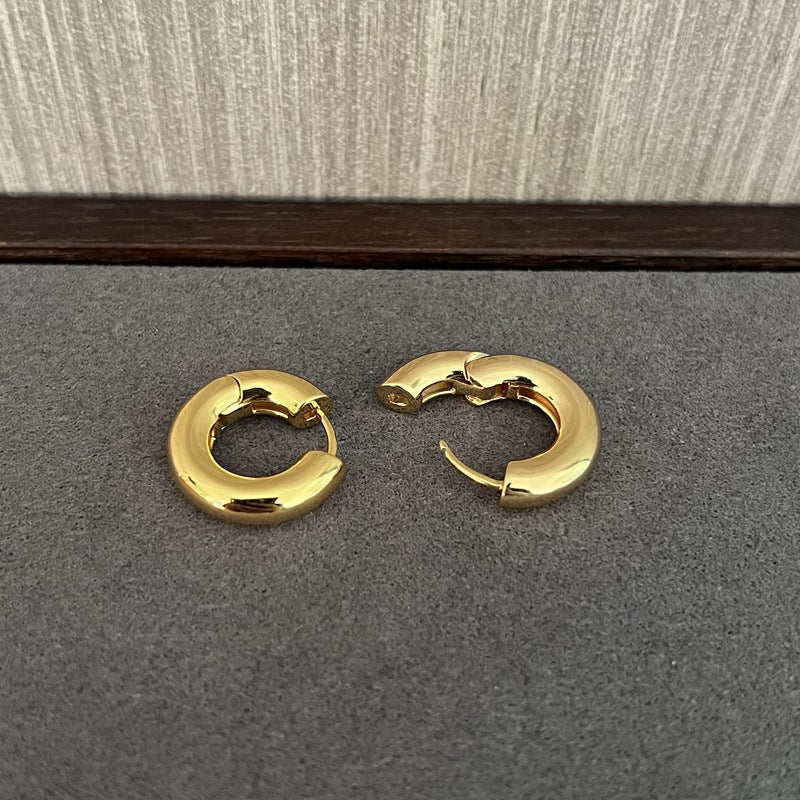 French Enamel Hoop Earrings - floysun