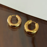 French Enamel Hoop Earrings - floysun