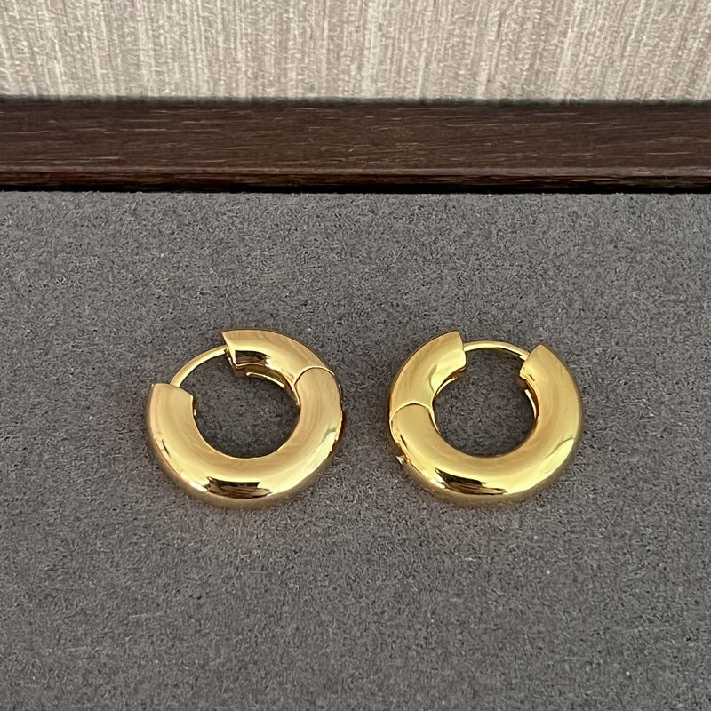 French Enamel Hoop Earrings - floysun