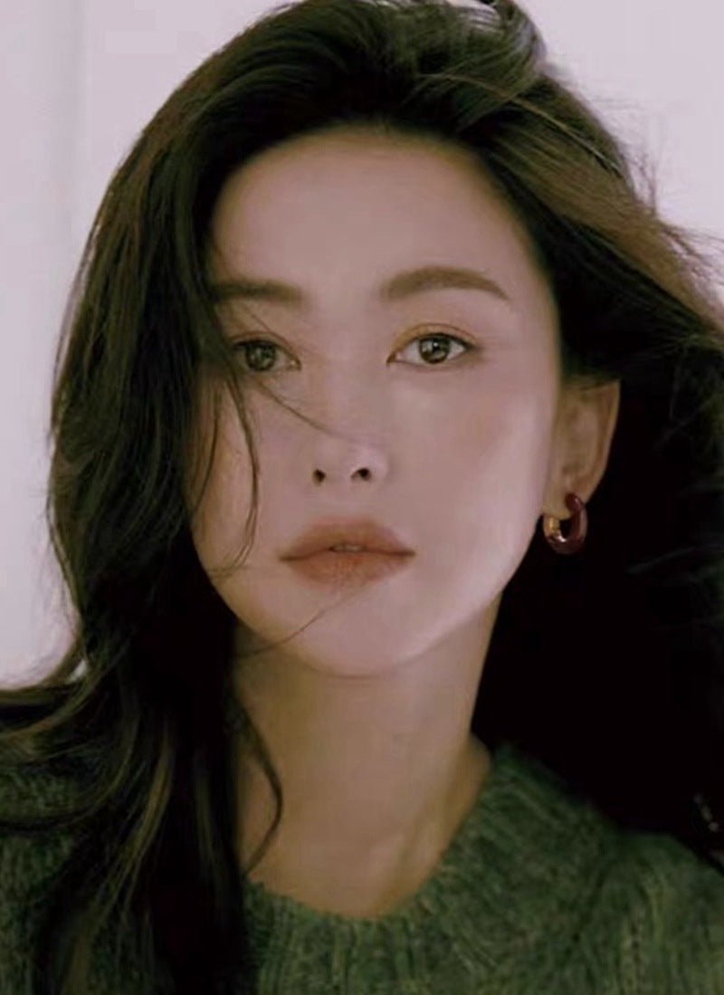 French Enamel Hoop Earrings - floysun