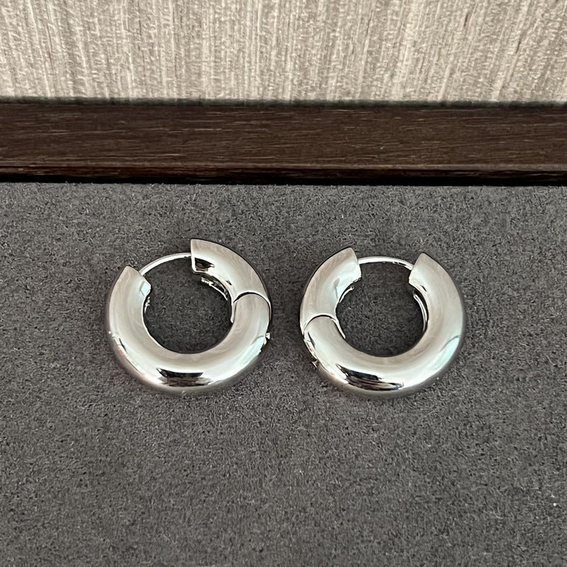 French Enamel Hoop Earrings - floysun