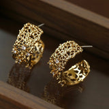 French Lace C - Hoop Earrings - floysun