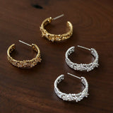 French Lace C - Hoop Earrings - floysun