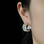 French Lace C - Hoop Earrings - floysun