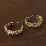 French Lace C - Hoop Earrings - floysun