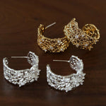 French Lace C - Hoop Earrings - floysun