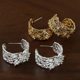 French Lace C - Hoop Earrings - floysun