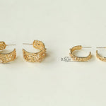 French Lace C - Hoop Earrings - floysun