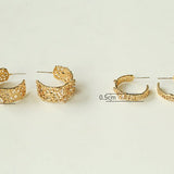 French Lace C - Hoop Earrings - floysun