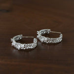 French Lace C - Hoop Earrings - floysun