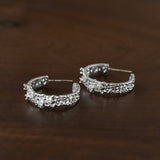 French Lace C - Hoop Earrings - floysun